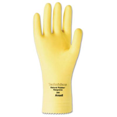 Technicians Gloves, Natural Latex/Neoprene Blend, Natural, 10