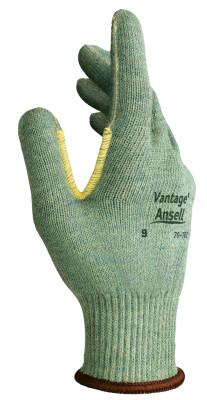 Vantage Heavy Cut Protection Gloves, Size 8, Mint, Leather