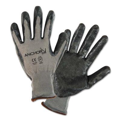 Nitrile Coated Glove, X-Large, Black/Gray