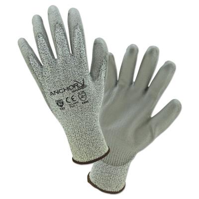 Micro-Foam Nitrile Dipped Coated Gloves, Large, Black/Gray