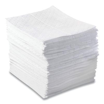 Oil-Only Sorbent Pad, Heavy-Weight, Absorbs 20.5 gal, 15 in x 17 in