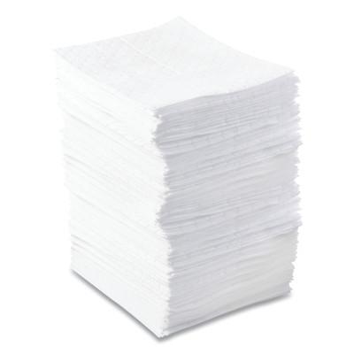 Oil-Only Sorbent Pad, Light-Weight, Absorbs 34 gal, 15 in x 17 in