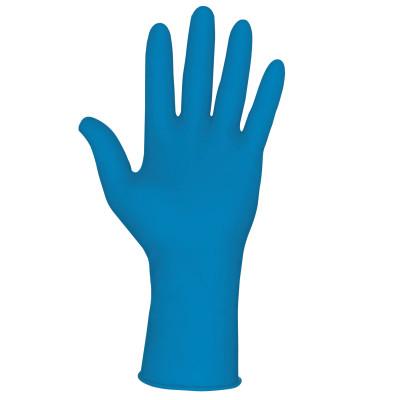 Disposable Latex Gloves, Textured Grip, Powder Free, 11 mil, X-Large, Blue