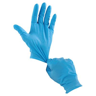 Nitrile Disposable Gloves, Powdered; Textured, 8 mil, X-Large, Blue