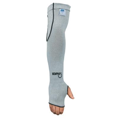 Dyneema Sleeves with Thumbhole, 10 Gauge Dyneema, 18 in Long, Gray,