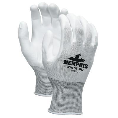 PU Coated Gloves, Large, White