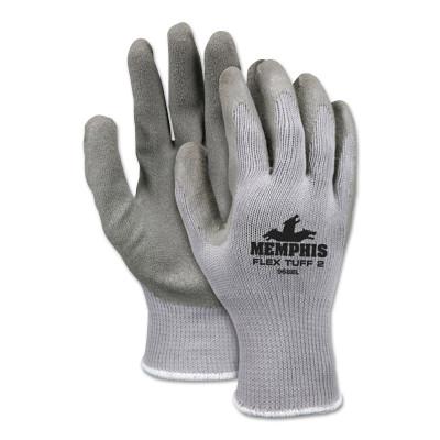 Flex Tuff-II Latex Coated Gloves, X-Large, Gray