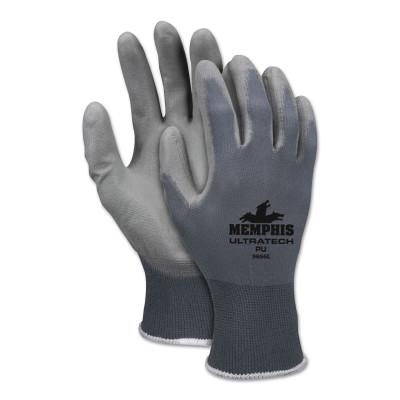 UltraTech PU Coated Gloves, Medium, Gray