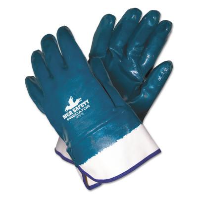 Nitrile Coated Gloves, Large, Blue