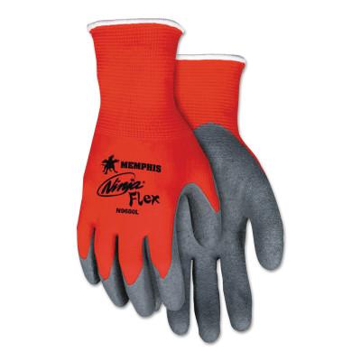 Ninja Coated-Palm Gloves, X-Large, Gray/Red