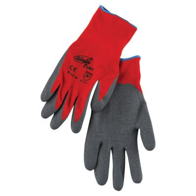 Ninja Coated-Palm Gloves, Medium, Gray/Red