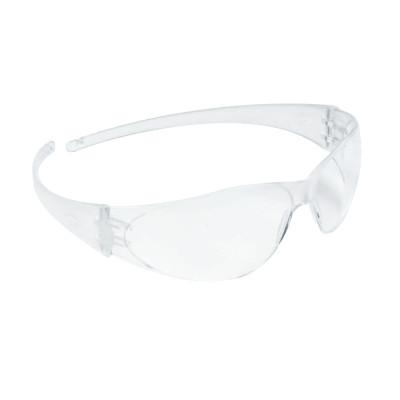 Checkmate Safety Glasses, Clear Lens, Polycarbonate, Anti-Scratch, Clear Frame