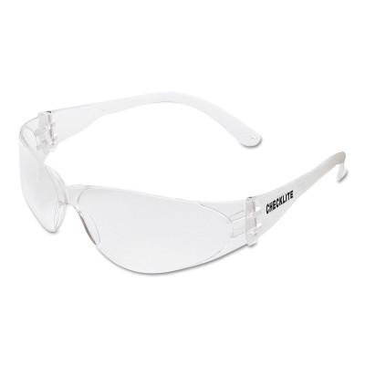 Checklite Safety Glasses, Clear Lens, Anti-Fog, Scratch-Resistant, Clear Frame