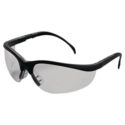 Klondike Protective Eyewear, Light Blue Lens, Polycarbonate, Black Frame