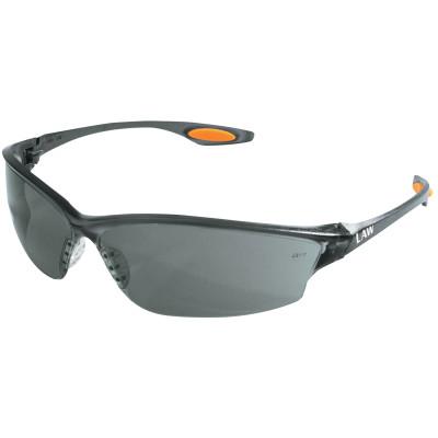 Law 2 Protective Eyewear, Gray Lens, Duramass Hard Coat, Black Frame, Nylon