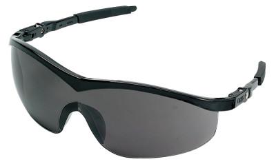 Storm Protective Eyewear, Gray Lens, Scratch-Resistant, Black Frame, Nylon