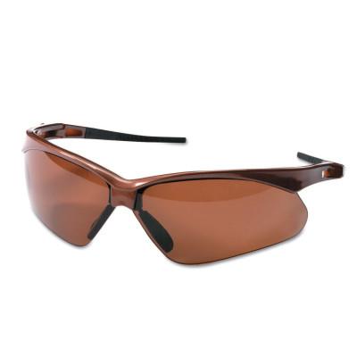 V30 Nemesis* Polar Safety Eyewear, Brown Lens, Anti-Scratch/Polar, Brown Frame