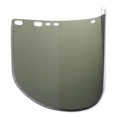 F30 Acetate Face Shield, 34-42 Acetate, Green-Dark, 15-1/2 in x 9 in