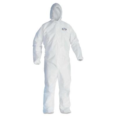 KLEENGUARD A30 Breathable Splash & Particle Protection Coveralls, 2XL, Hood/Boot