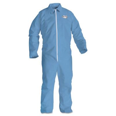 KLEENGUARD A65 Flame Resistant Coveralls, Blue, 2X-Large, Zipper Front