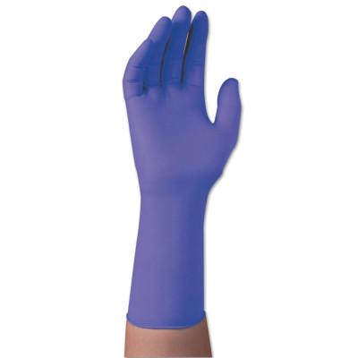 PURPLE NITRILE-XTRA Exam Gloves, Beaded Cuff, Medium, Purple