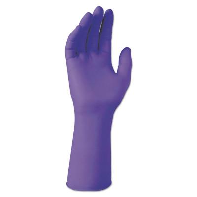 PURPLE NITRILE-XTRA Exam Gloves, Beaded Cuff, Lined, X-Large, Purple