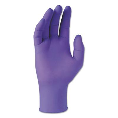 Purple Nitrile Exam Gloves, Beaded Cuff, Unlined, X-Large