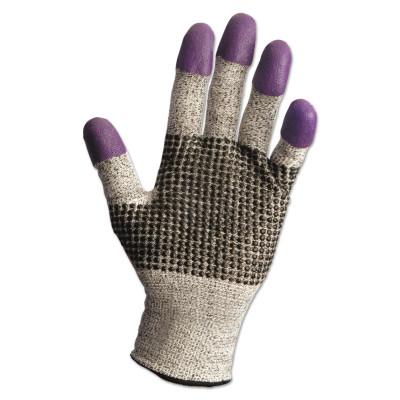 G60 Purple Nitrile Cut Resistant Gloves, Size 8, Purple/Grey/Black