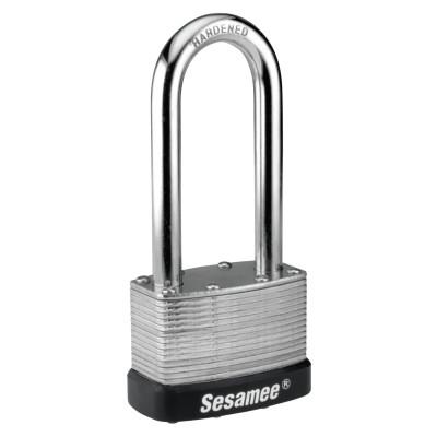 Sesamee  Keyless Padlocks, 5/16 in Diam., 2 1/4 in L X 1 in W, Brass