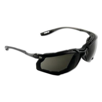 Virtua CCS Protective Eyewear, Gray Lens, Polycarbonate, Anti-Fog, Black Frame