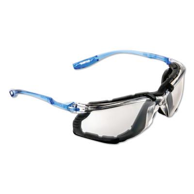 Virtua CCS Protective Eyewear, Mirror Lens, Anti-Fog, Clear Frame, Plastic