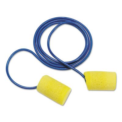 E-A-R™ Classic Plus Foam Earplugs, PVC, Yellow, Corded