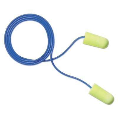 E-A-Rsoft Yellow Neons Foam Earplugs, Polyurethane, Yellow, Corded, Regular