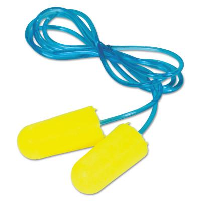 E-A-Rsoft Earplugs, Polyurethane, Yellow, Corded