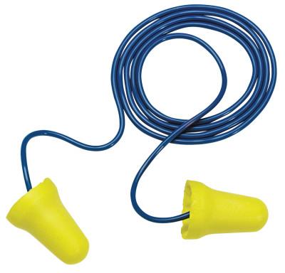 E-A-R E-Z-Fit Foam Earplugs, Polyurethane, Yellow, Corded