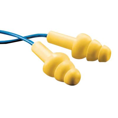 E-A-R™ Ultrafit® Earplugs, Elastomeric Polymer, Yellow, Uncorded, Carrying Case