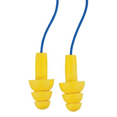 E-A-R™ Ultrafit® Earplugs, Elastomeric Polymer, Yellow, Corded