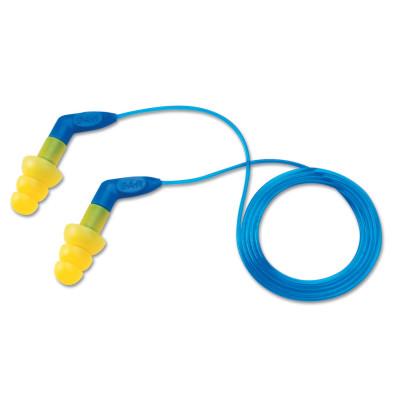 E-A-R Ultrafit Plus Earplugs, PVC, Yellow, Corded, Pistol-Grip