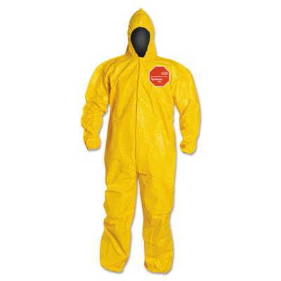 Tychem 2000 Coveralls with Attached Hood, 3X-Large, Yellow