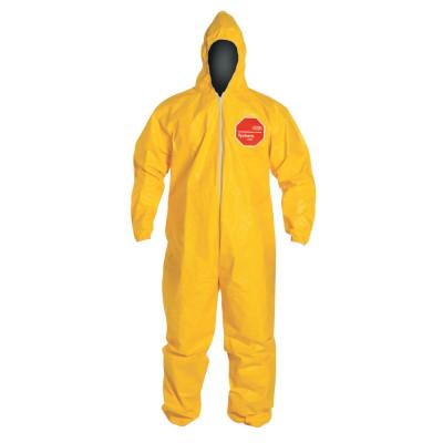 Tychem 2000 Coveralls with Attached Hood, 2X-Large, Yellow