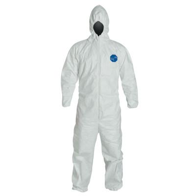 Tyvek® 400 Hooded Coveralls w/Elastic Wrists/Ankles, White, 2XL