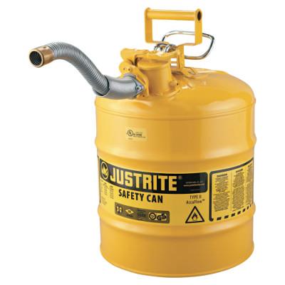 Type II AccuFlow Safety Cans, Diesel, 5 gal, Yellow, 1