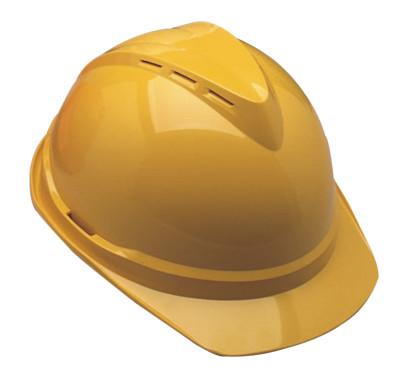 V-Gard 500 Protective Caps, 4 Point Fas-Trac, Yellow