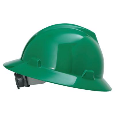 V-Gard Protective Hats, Fas-Trac Ratchet, Hat, Green