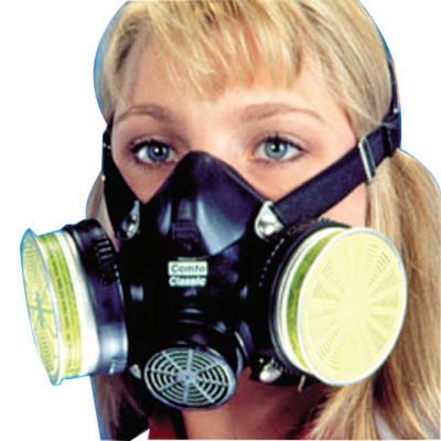 Comfo Classic Respirators, Large, Hycar Rubber