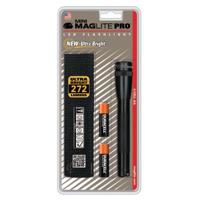 Mini MAG-Lite® Pro Flashlight, 2 AA, Black