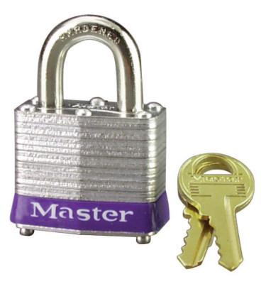 No. 3 Laminated Steel Pin Tumbler Padlocks,9/32