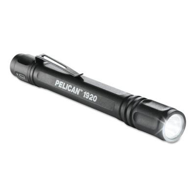 1920 LED Flashlight, 2 Batteries, AAA, 224 lm, Black