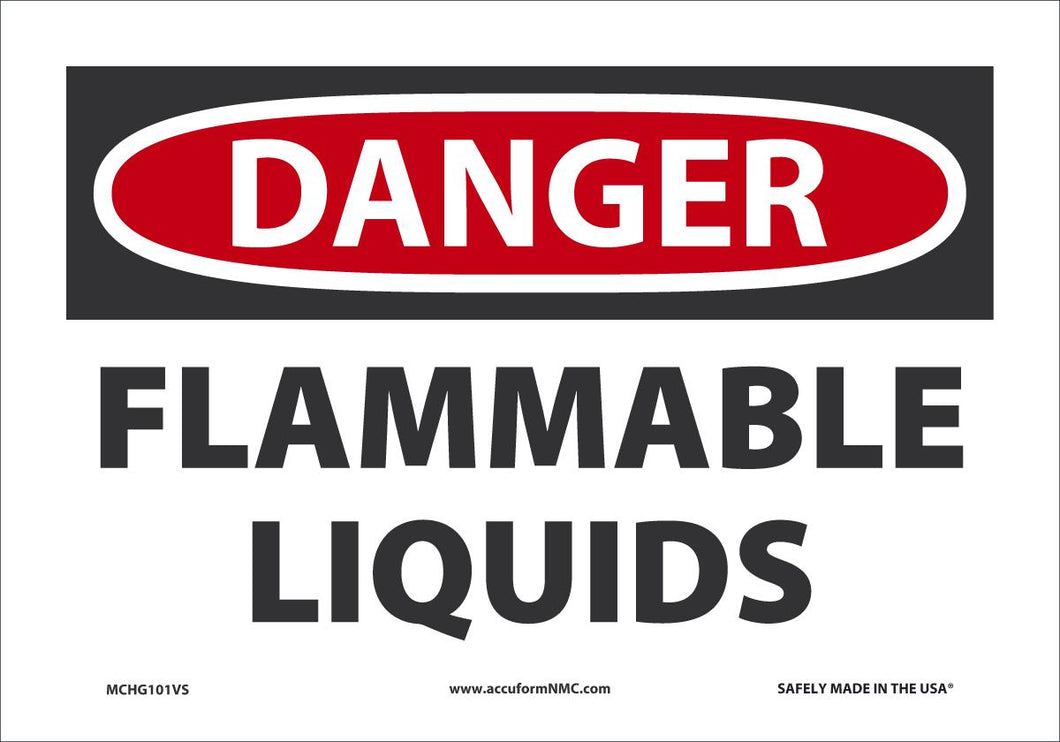 Sign DGR FLAM LIQUIDS 7X10 VN