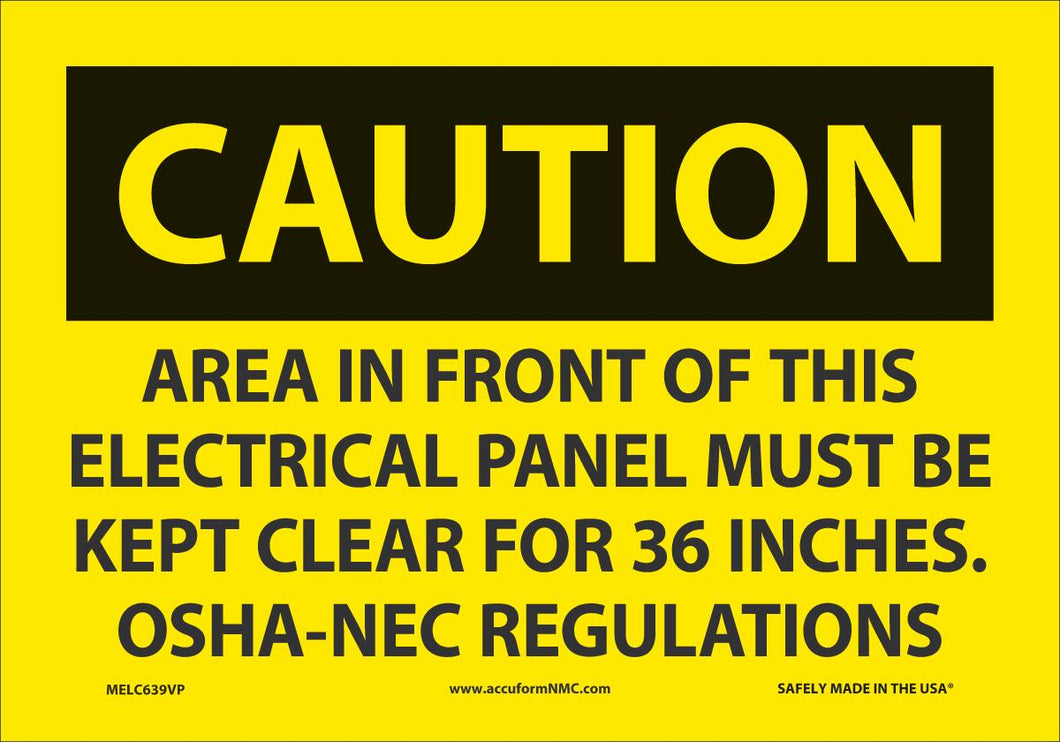 AREA IN FNT F ELEC PANEL 7X10 VN